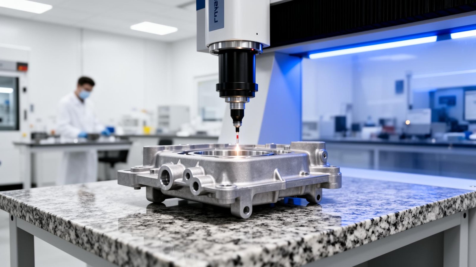 CMM coordinate measuring inspection of casting